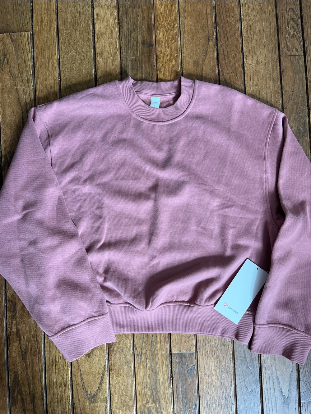 Lululemon Red Clay Steady State Crewneck Pullover Sweatshirt Size Size Small NWT